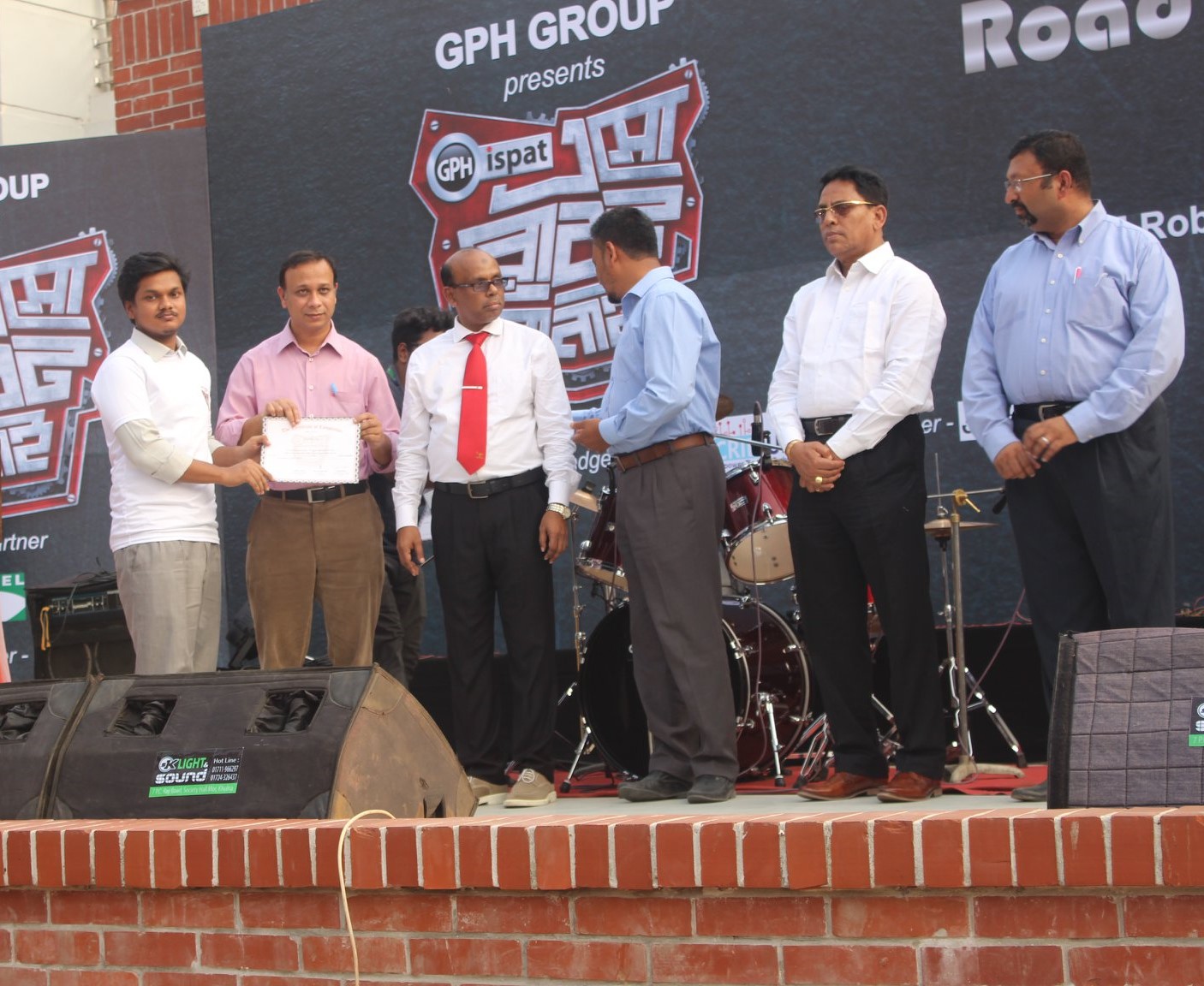 Hackathon prize giving ceremony